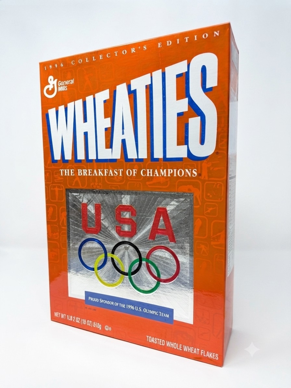1996 Wheaties USA Olympics Collector's Edition Cereal Box (SEALED - DO NOT EAT)